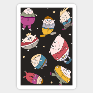 Space Kids Sticker